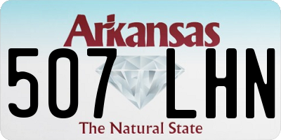 AR license plate 507LHN