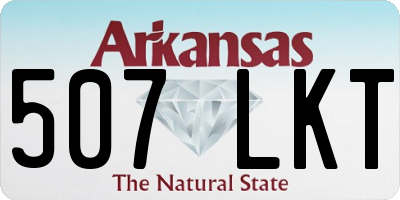 AR license plate 507LKT