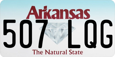 AR license plate 507LQG