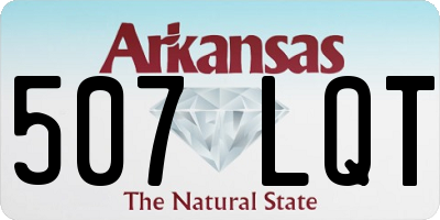 AR license plate 507LQT
