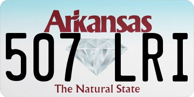 AR license plate 507LRI