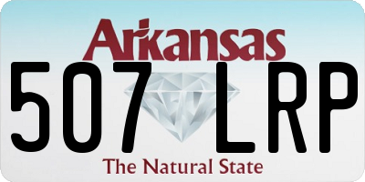 AR license plate 507LRP