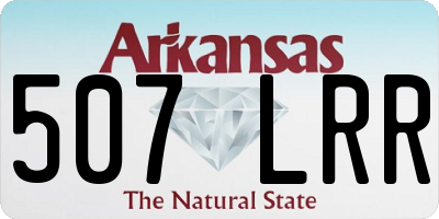 AR license plate 507LRR