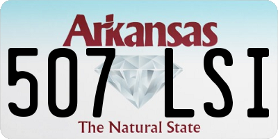 AR license plate 507LSI