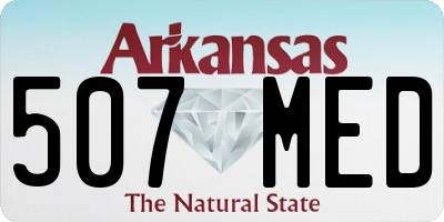 AR license plate 507MED
