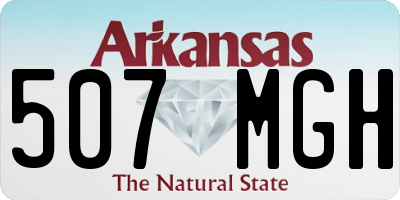AR license plate 507MGH
