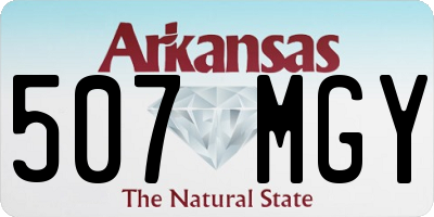 AR license plate 507MGY