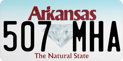 AR license plate 507MHA