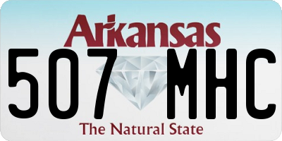AR license plate 507MHC