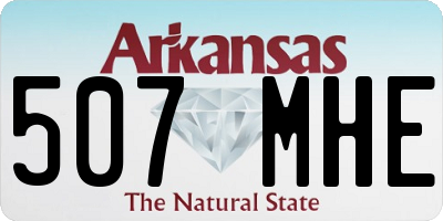 AR license plate 507MHE