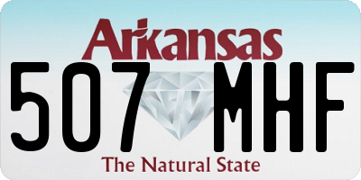 AR license plate 507MHF