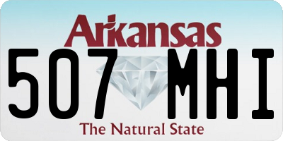 AR license plate 507MHI
