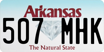 AR license plate 507MHK