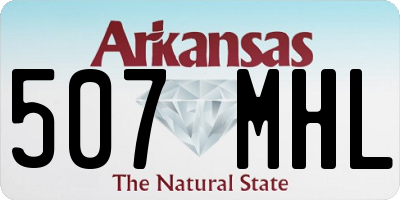 AR license plate 507MHL