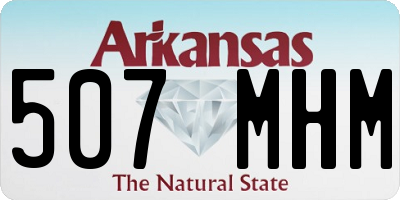AR license plate 507MHM