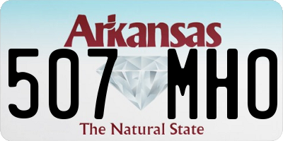 AR license plate 507MHO