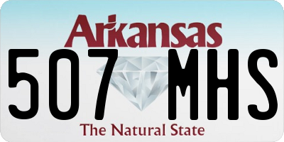 AR license plate 507MHS