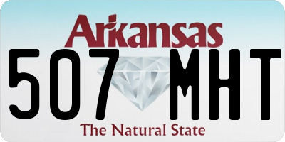 AR license plate 507MHT