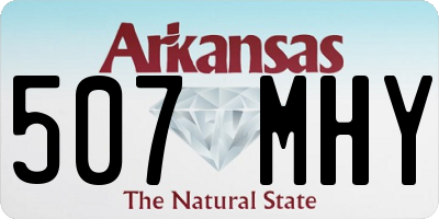 AR license plate 507MHY
