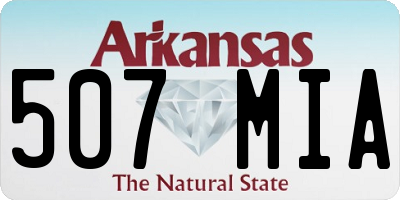 AR license plate 507MIA
