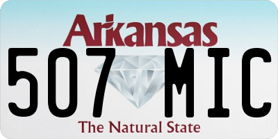 AR license plate 507MIC