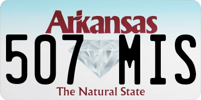 AR license plate 507MIS