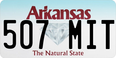 AR license plate 507MIT