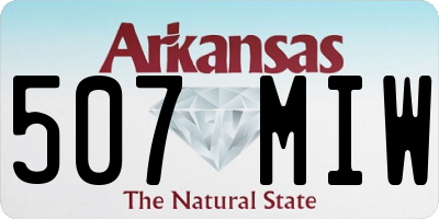 AR license plate 507MIW