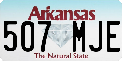 AR license plate 507MJE