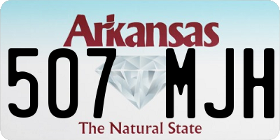 AR license plate 507MJH