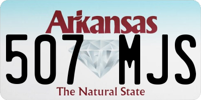 AR license plate 507MJS