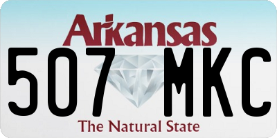 AR license plate 507MKC
