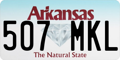 AR license plate 507MKL