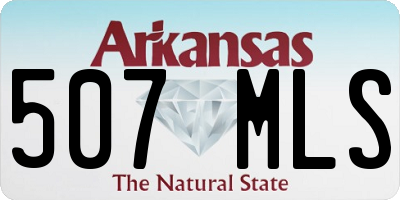 AR license plate 507MLS