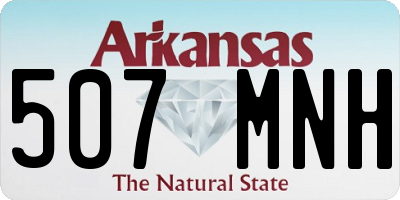 AR license plate 507MNH