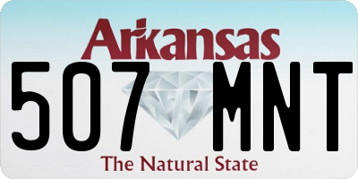 AR license plate 507MNT
