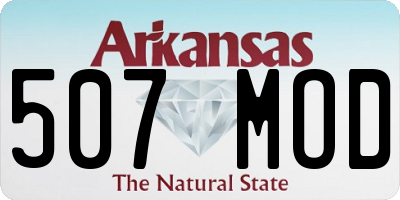 AR license plate 507MOD