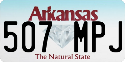 AR license plate 507MPJ
