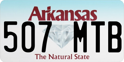 AR license plate 507MTB