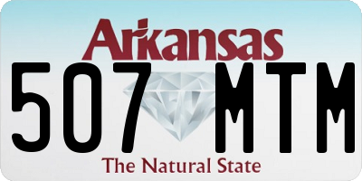 AR license plate 507MTM
