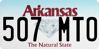 AR license plate 507MTO