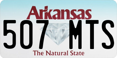 AR license plate 507MTS