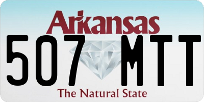 AR license plate 507MTT