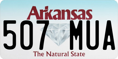 AR license plate 507MUA