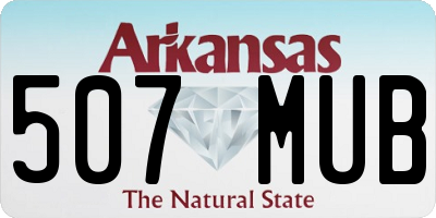 AR license plate 507MUB