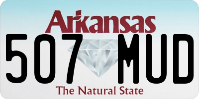 AR license plate 507MUD