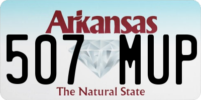 AR license plate 507MUP
