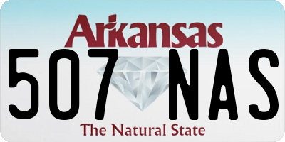 AR license plate 507NAS