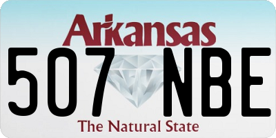 AR license plate 507NBE