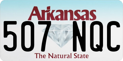 AR license plate 507NQC
